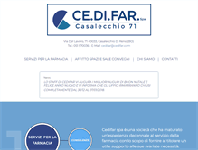 Tablet Screenshot of cedifar.com